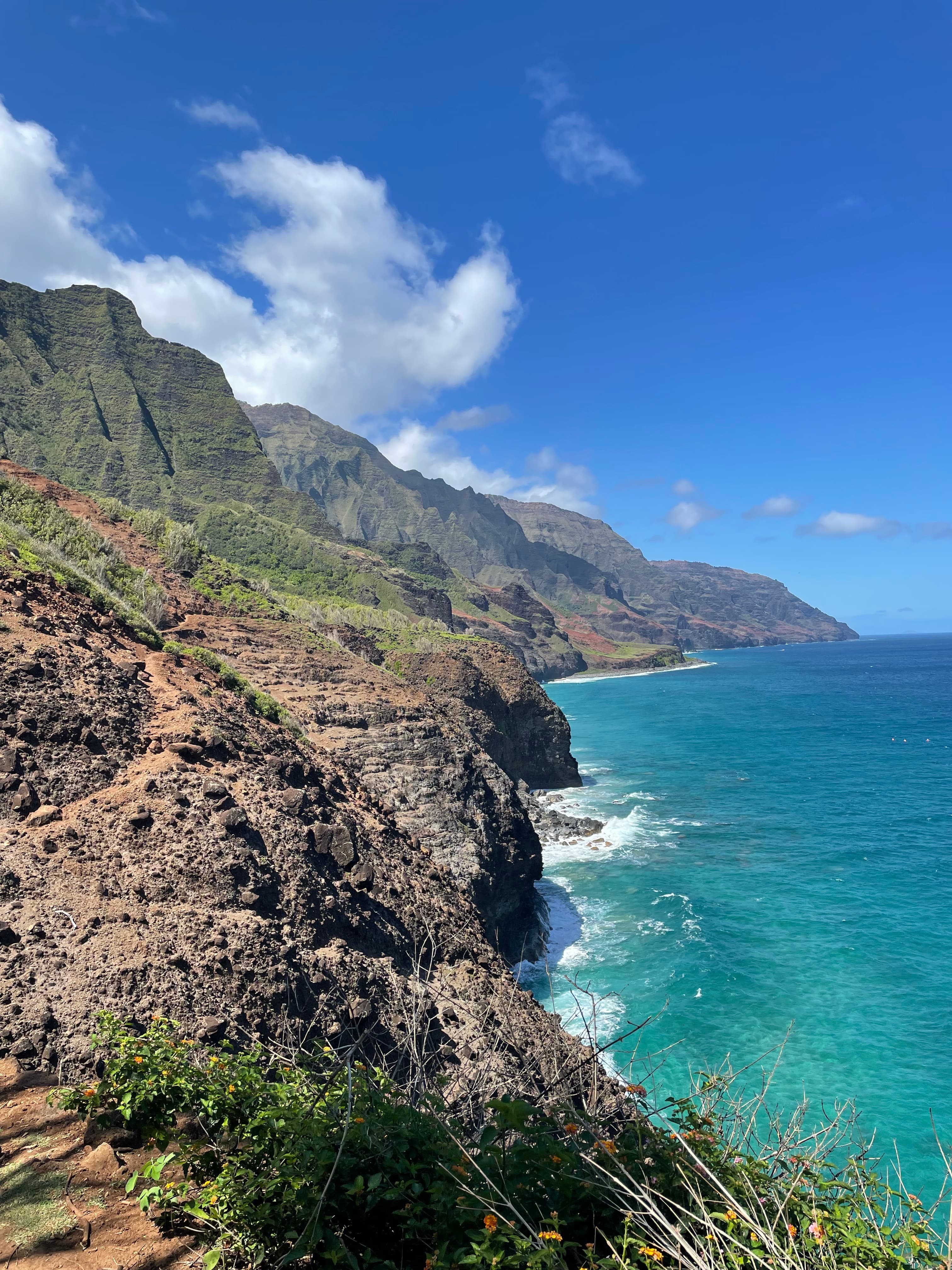 Kalalau Trail and Na Pali Coast scenery
